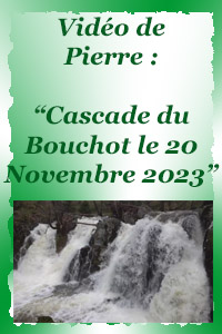 Le saut du Bouchot le 20 novembre 2023, suite aux fortes pluies