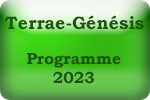 Programme TERRAE GENESIS pour 2022/2023